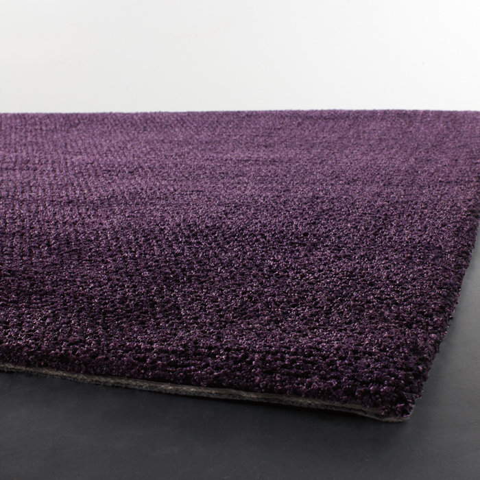 Williston Gilberte Handmade Dark Purple Rug Wayfair